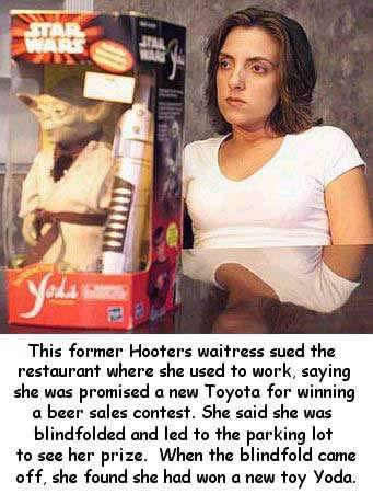 Funny Picture - Hooters Waitress