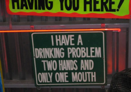 Funny Picture - Drinking Problem