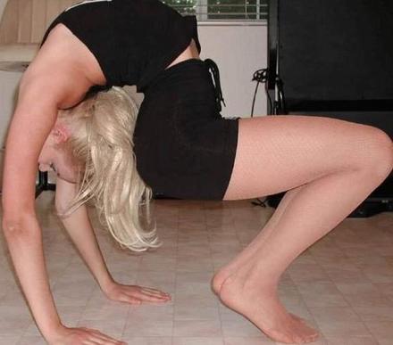 Funny Picture - Scary Flexible