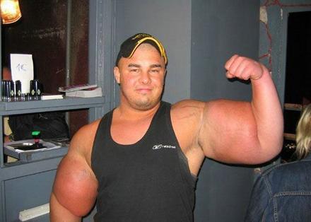 Funny Picture - Massive Man Arms