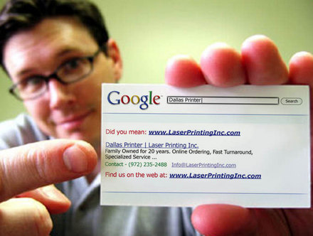 Funny Picture - Google Business Card