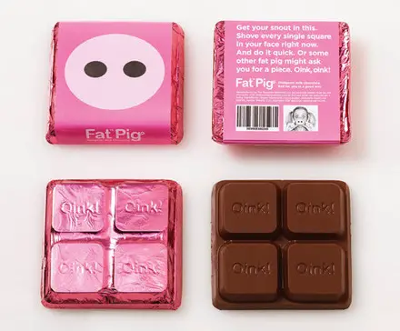 Funny Picture - Fat Pig Chocolate