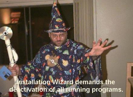 Funny Picture - Installation Wizard