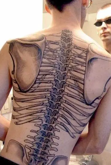 Funny Picture - Skeleton Tattoo