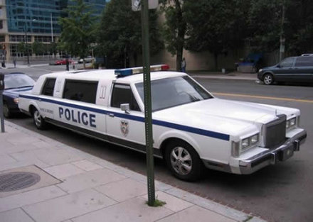 Funny Picture - Cop Limo