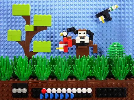Funny Picture - Duck Hunt In Legos