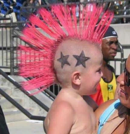 Funny Picture - Punk Rock Baby