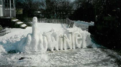 Funny Picture - Getting Tired Of Winter?