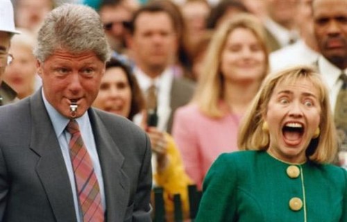 Funny Picture - Bill Loves A Woman With A Big Mouth