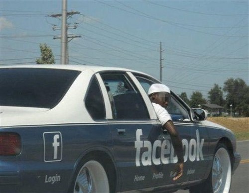 Funny Picture - Facebook Ride
