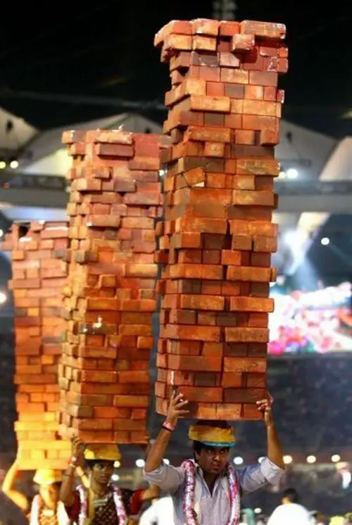 Funny Picture - Indians Take Jenga Pretty Seriously