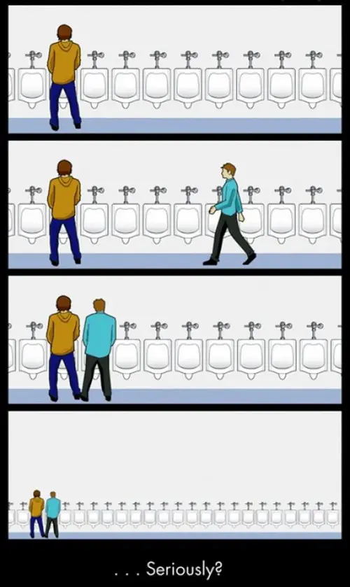 Funny Picture - Bathroom Etiquette