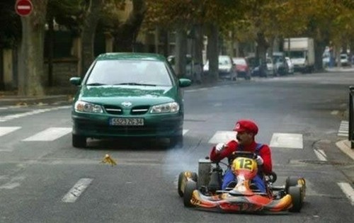 Funny Picture - Mario Kart IRL