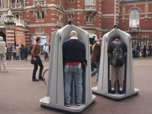 Funny Picture - Public Urinals