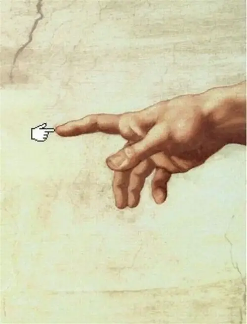 Funny Picture - Microsoft Meets Michelangelo