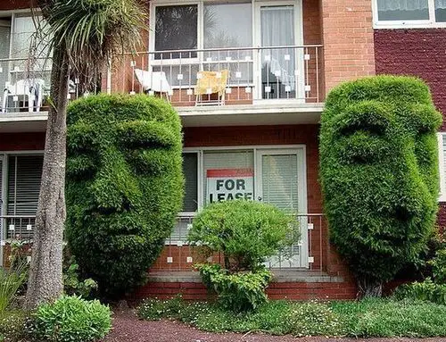 Funny Picture - Creepy Bushes