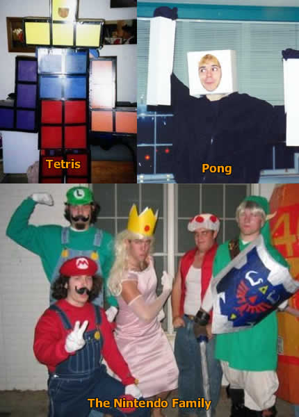 Funny Picture - Video Game Halloween Costumes