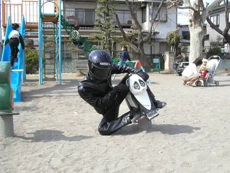 Funny Picture - Playgrounds Are For Serious Bikers Only!