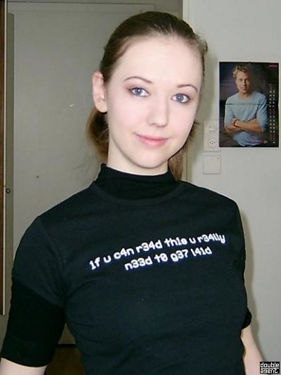 Funny Picture - L33t T-Shirt