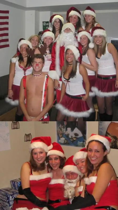 Funny Picture - Santa And His Ho, Ho, Hoes