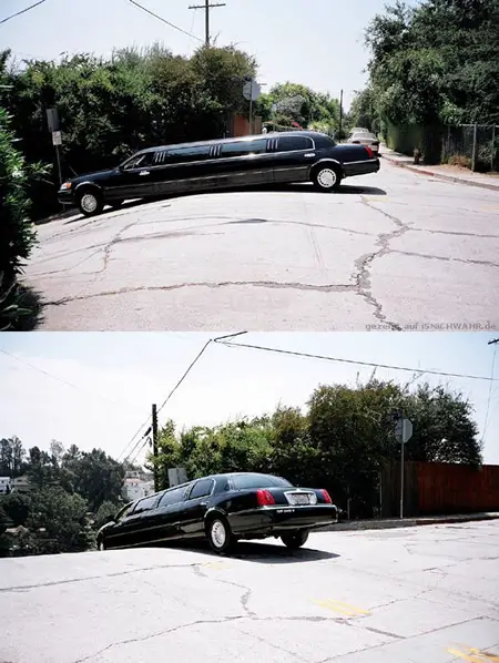 Funny Picture - Stuck Limo