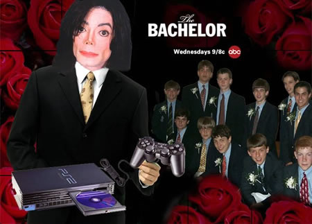 Funny Picture - Michael Jackson as The Bachelor