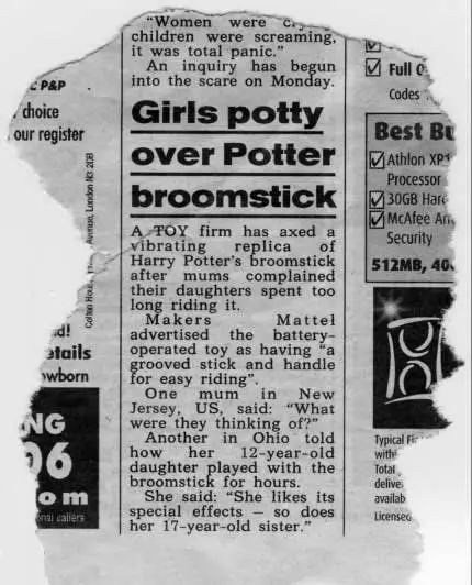 Funny Picture - Harry Potter's Broomstick