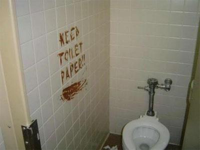 Funny Picture - Need Toilet Paper