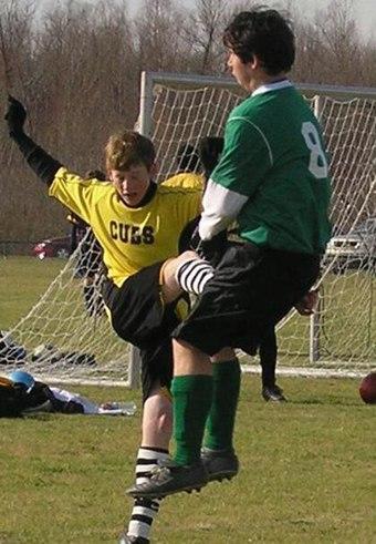 Funny Picture - Soccer High Kick