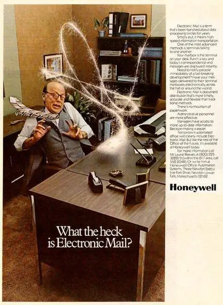 Funny Picture - Old Email Ad!