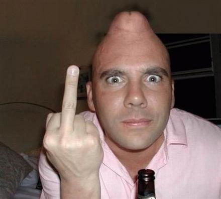 Funny Picture - This Guy Is A Real Dickhead