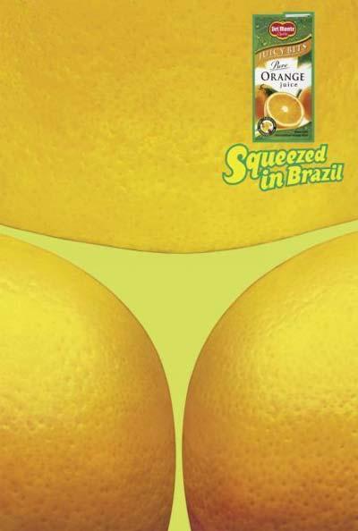 Funny Picture - Subliminal Orange Juice Ad