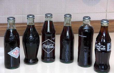 Funny Picture - Coke Bottles Throughout The Ages