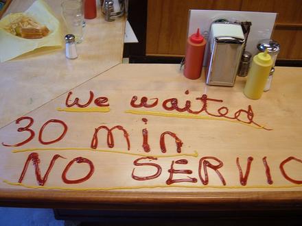 Funny Picture - Slow Service Result