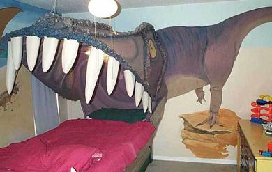 Funny Picture - Kid's Dinosaur Bed