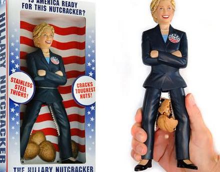 Funny Picture - Hillary Clinton Nut Cracker