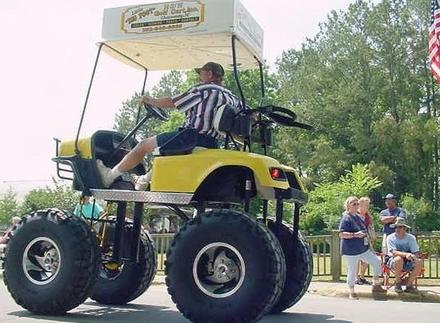 Funny Picture - Awesome Golf Cart