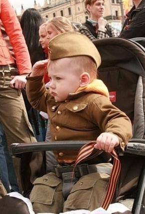Funny Picture - Little Patriot