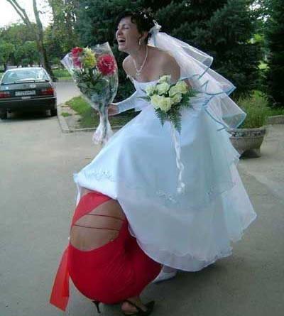 Funny Picture - Last Minute Wedding Day Adjustments
