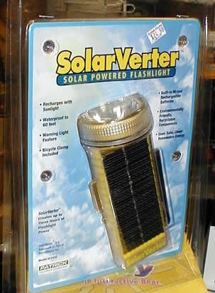 Funny Picture - Solar Powered Flashlight