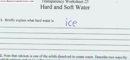Funny Picture - Explain Hard Water