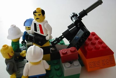Funny Picture - Saddam Lego Kit