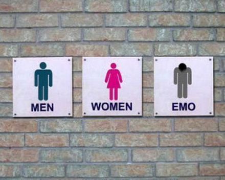 Funny Picture - Emo Toilet