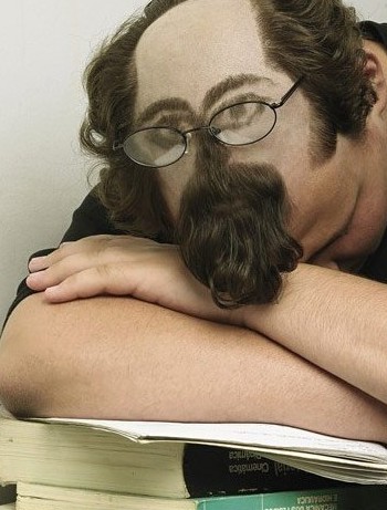 Funny Picture - Student Sleeping Disguise