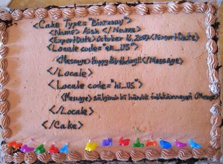 Funny Picture - Nerd Cake