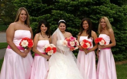 Funny Picture - HUGE Bridesmaid