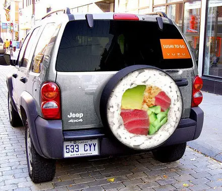 Funny Picture - Awesome Sushi Delivery Truck