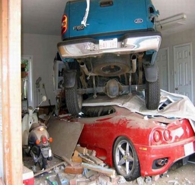 Funny Picture - Two Car Garage
