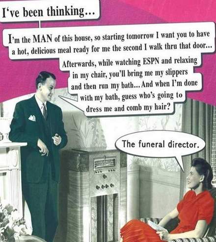 Funny Picture - The Man Of The House