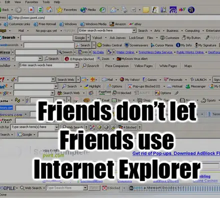 Funny Picture - Internet Explorer...